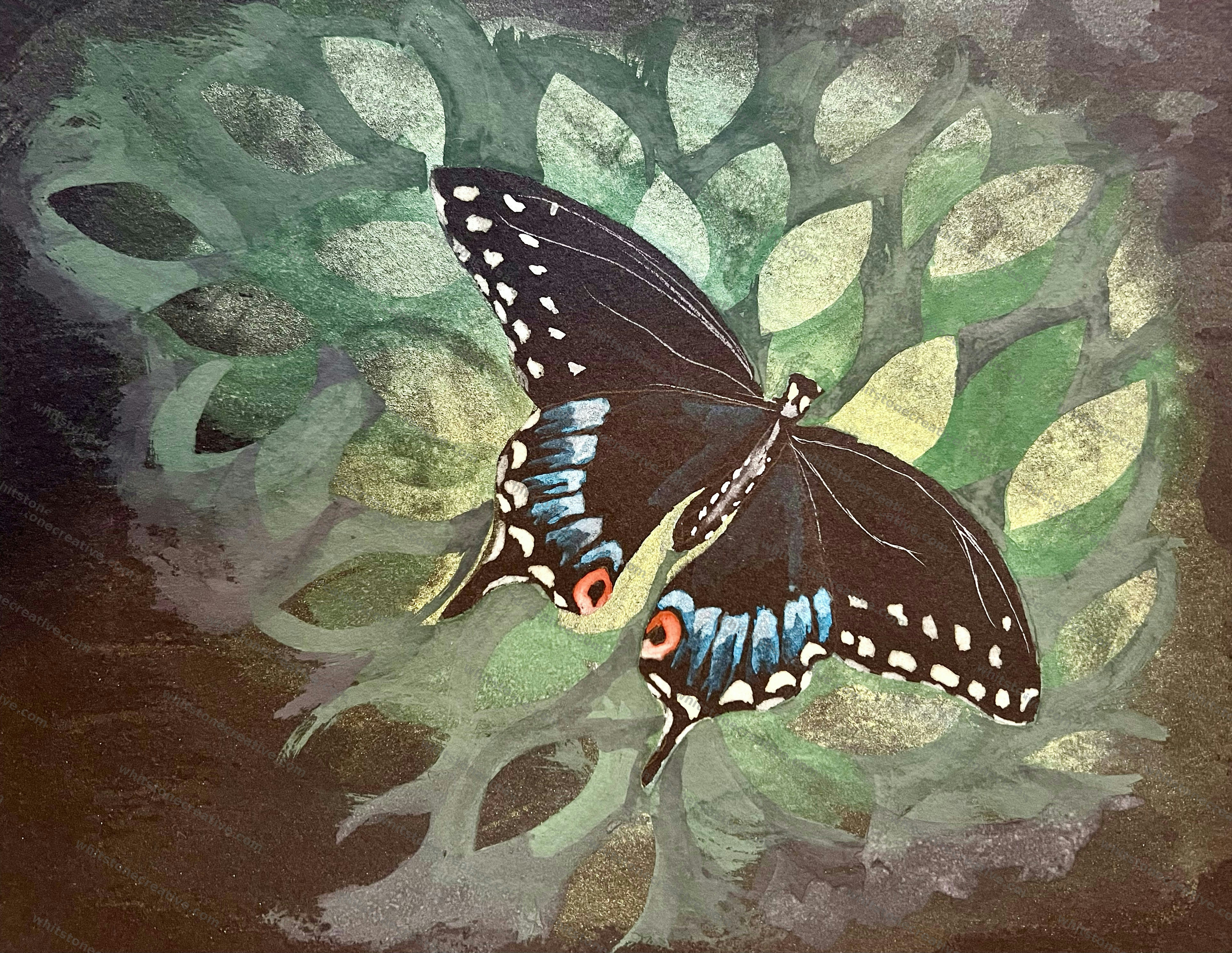 SOLD Black Swallowtail